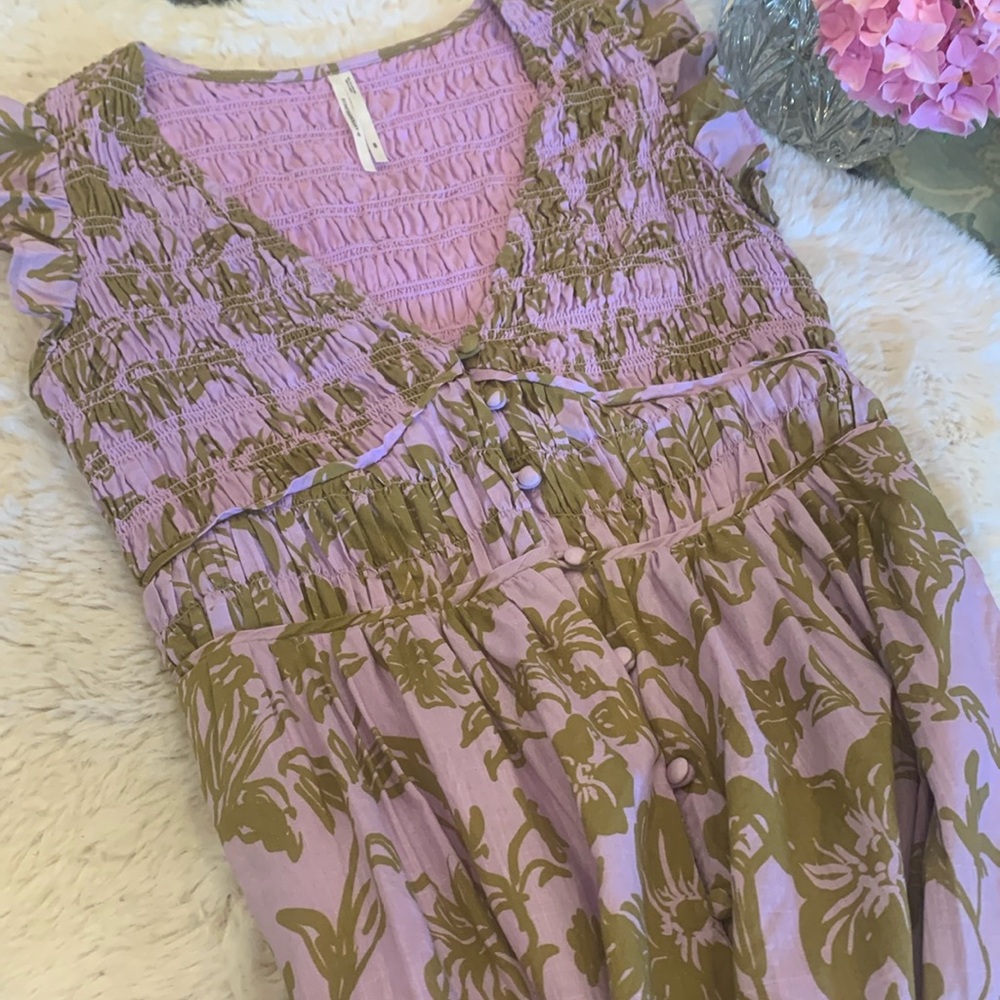 ANTHROPOLOGIE, The PEREGRINE MIDI Dress size XXS